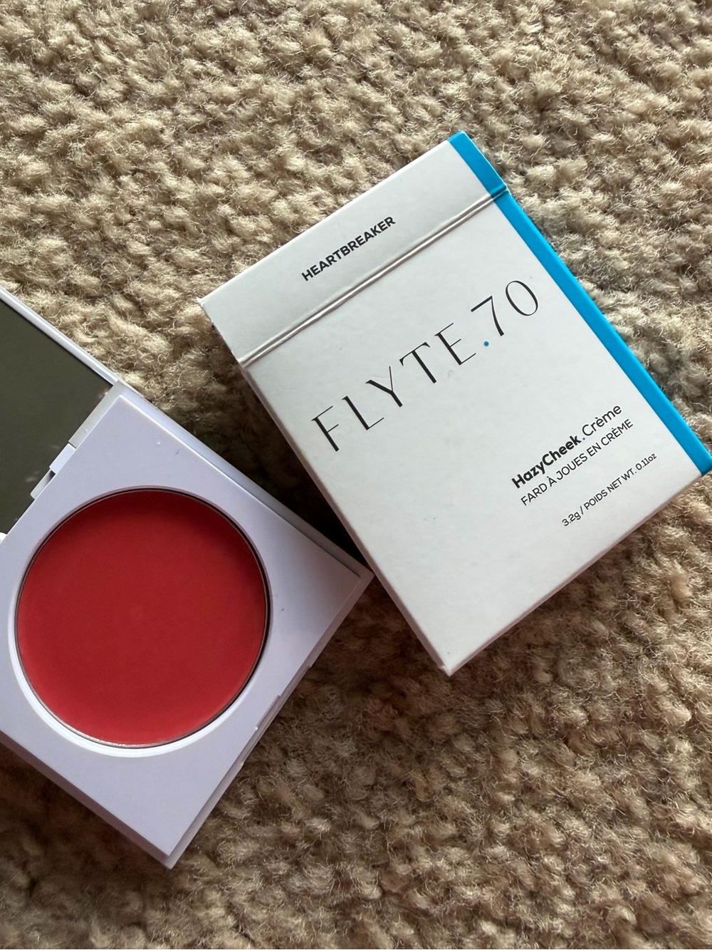 Flyte .70 HazYCheek Crème Blush - heartbreaker